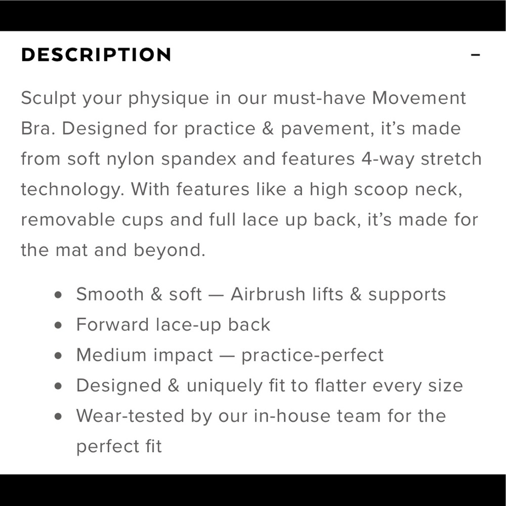 SOLD Alo Yoga Movement Sports  Bra Size Large NWT - Picture 8 of 8